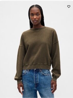 GAP Green Moss Crewneck Sweatshirt